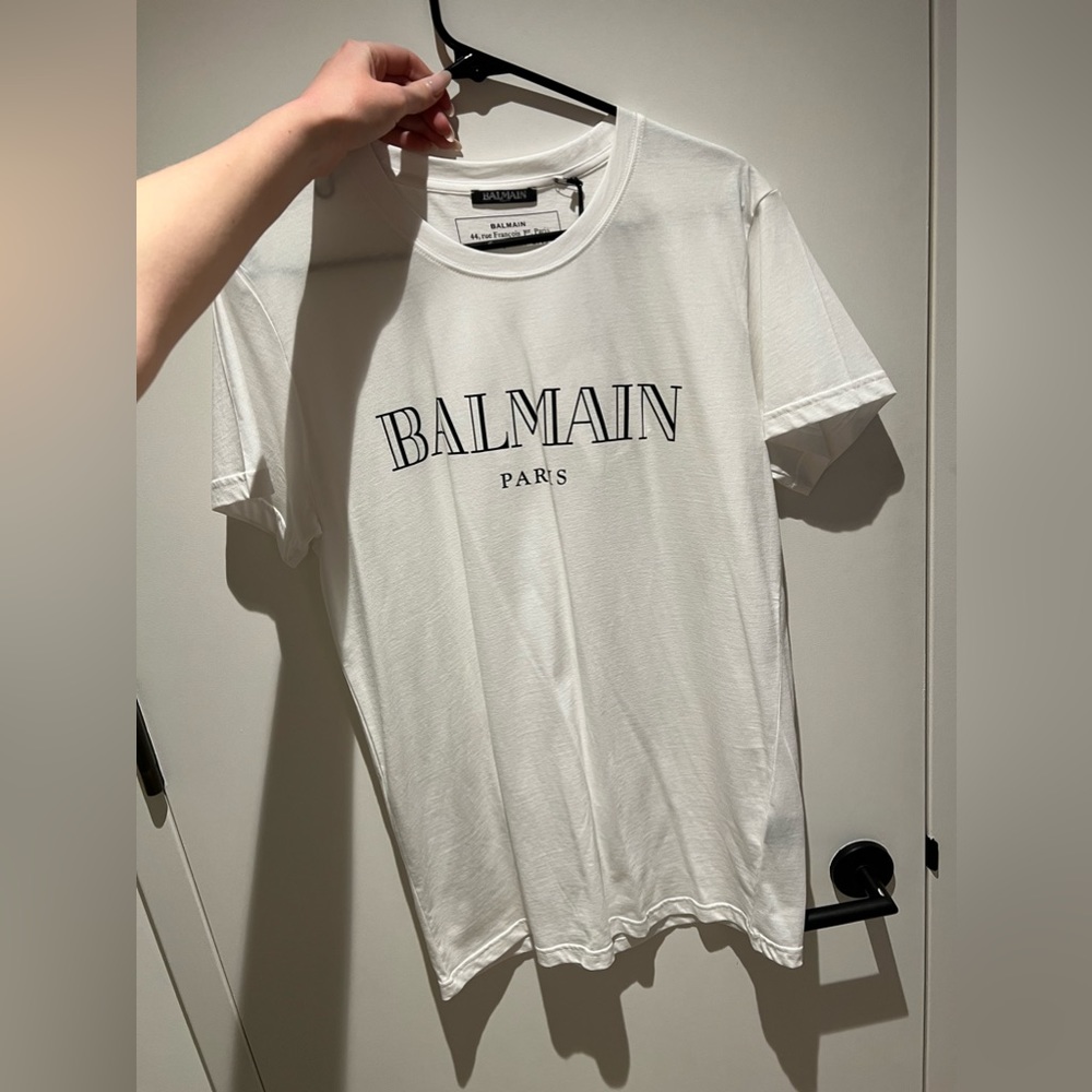 NWT White Balmain T-shirt